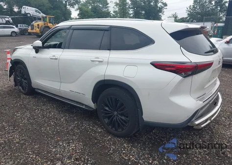 2020 Toyota Highlander Platinum from USA, damaged, VIN 5TDFZRBH8LS019792